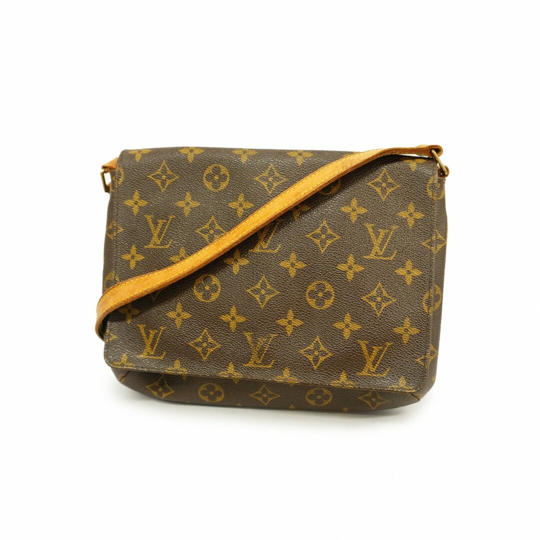 LOUIS VUITTON - 【4ua0136】ルイヴィトン ショルダーバッグ モノグラム ミュゼットタンゴショートストラップ M51257 ブラウン【中古】レディース