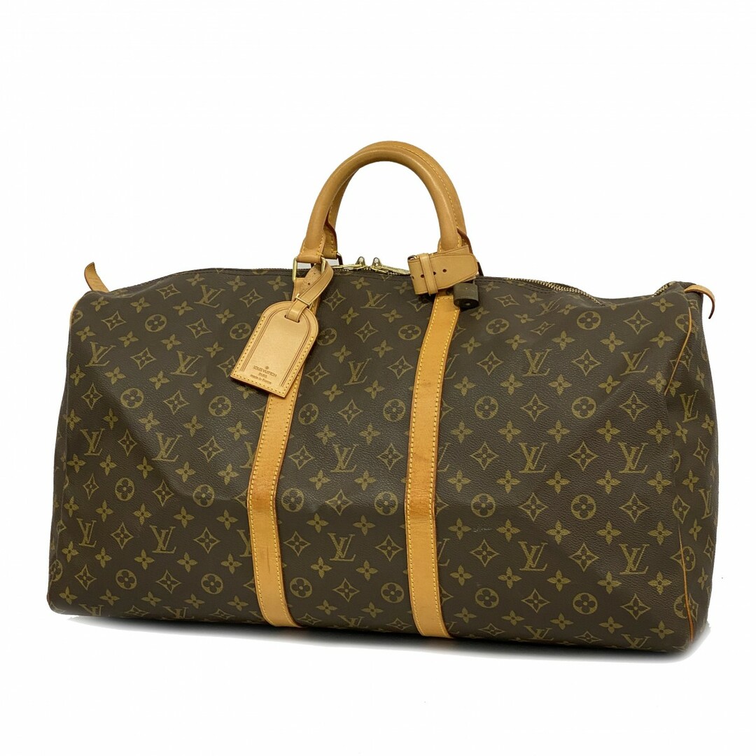 LOUIS VUITTON - 【4ua0174】ルイヴィトン ボストンバッグ モノグラム キーポル55 M41424 ブラウン【中古】メンズ レディース ユニセックス