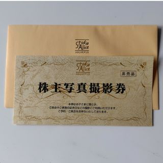 スタジオアリス　写真撮影券(その他)