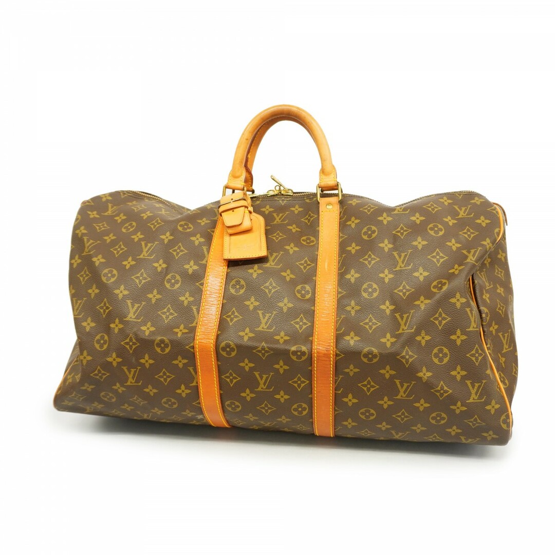 LOUIS VUITTON - 【4ua0256】ルイヴィトン ボストンバッグ モノグラム キーポル55 M41424 ブラウン【中古】メンズ レディース ユニセックス