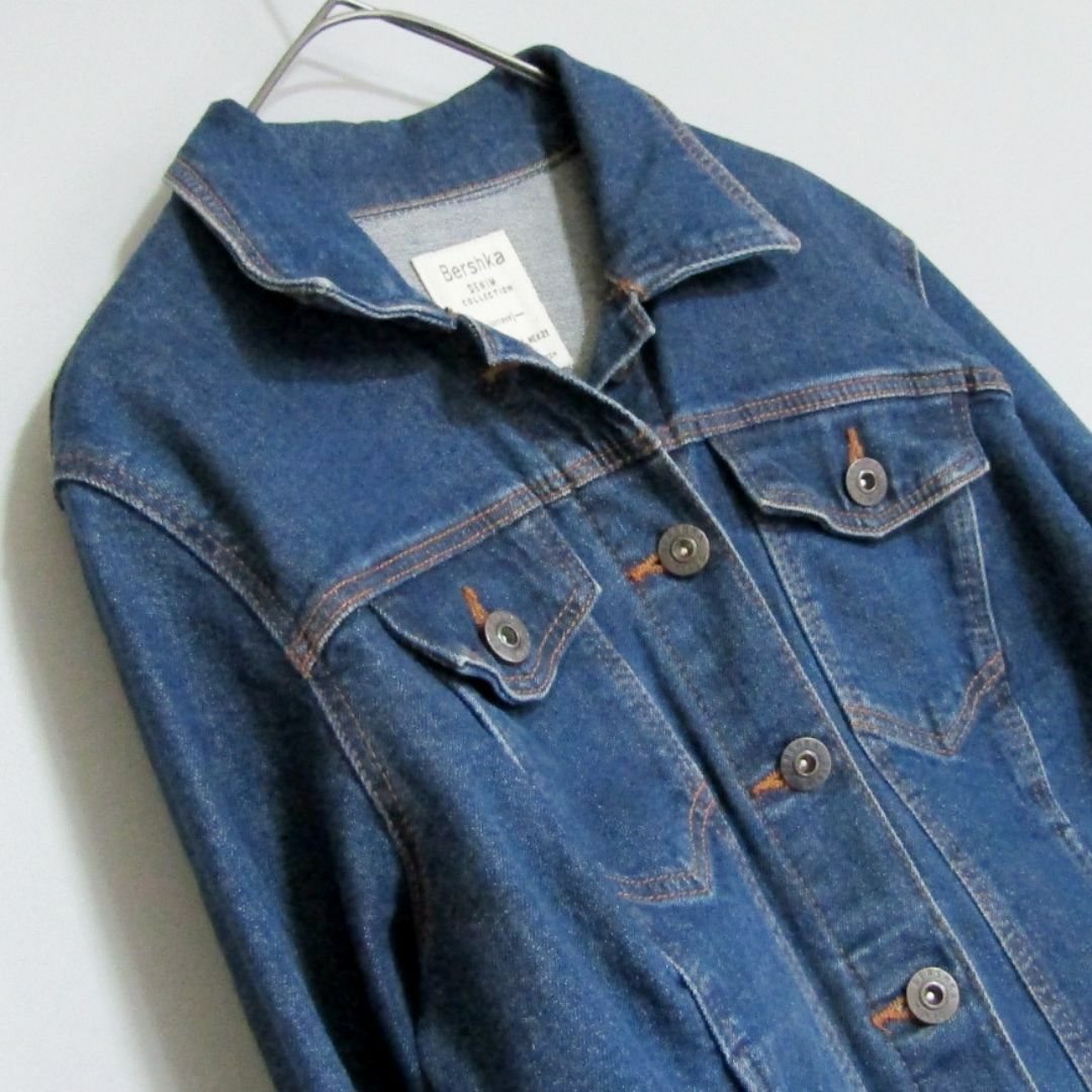 Bershka - Bershka ベルシュカ デニムジャケット Mサイズの通販 Bershka - Bershka ベルシュカ デニムジャケット Mサイズの通販