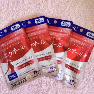 ディーエイチシー(DHC)の4袋【12/5〜】 エクオール 大豆イソフラボン20日分(その他)