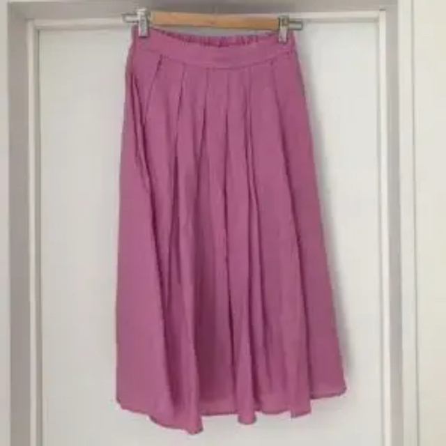 URBAN RESEARCH(アーバンリサーチ)のMode Robe  リネンフレアスカート レディースのスカート(ひざ丈スカート)の商品写真