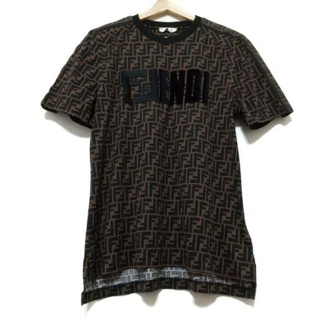 FENDI(フェンディ) 半袖カットソー サイズM メンズ - ブラウン FENDI(フェンディ) 半袖カットソー サイズM メンズ - ブラウン