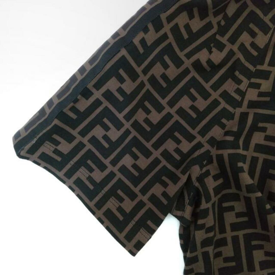 FENDI(フェンディ) 半袖カットソー サイズM メンズ - ブラウン FENDI(フェンディ) 半袖カットソー サイズM メンズ - ブラウン