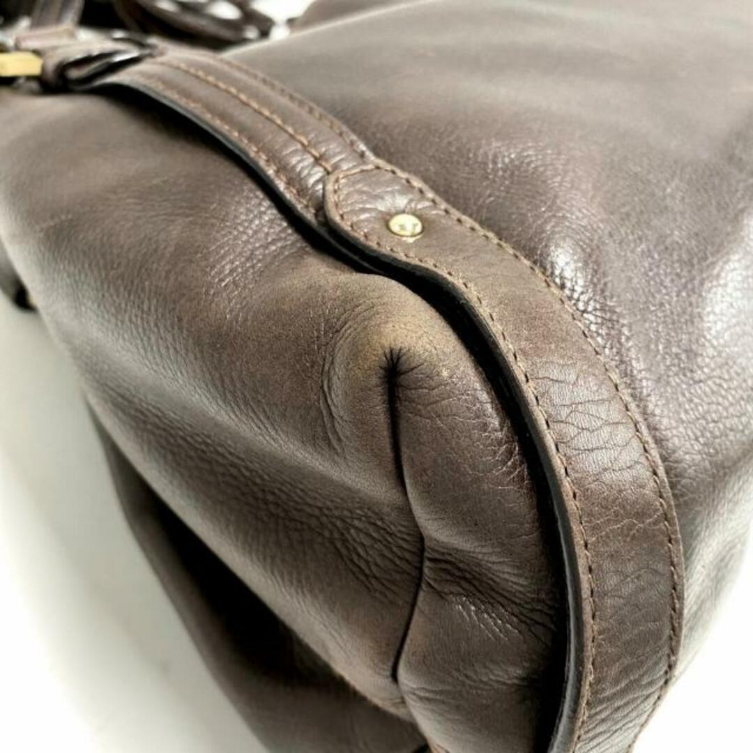 BALLY(バリー) トートバッグ ダークブラウン レザー BALLY(バリー) トートバッグ ダークブラウン レザー