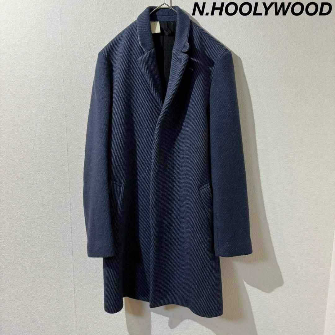希少 N.HOOLYWOOD 上質 チェスターコート 希少 N.HOOLYWOOD 上質 チェスターコート