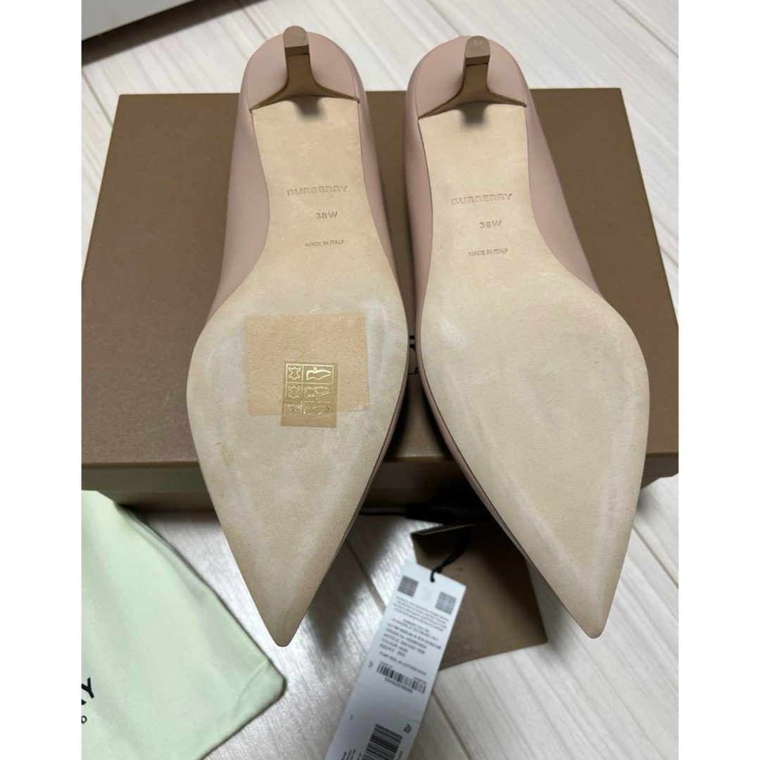 BURBERRY - Burberry ロゴ パンプス 38wの通販 by A's shop BURBERRY - Burberry ロゴ パンプス 38wの通販 by A's shop