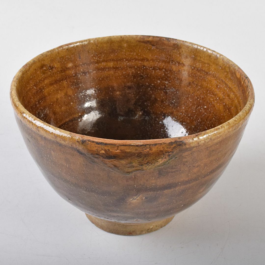 数々の賞を受賞 尾張藩隠し窯 茶道具 尾呂焼 R8129 M 時代箱付 茶碗 陶芸