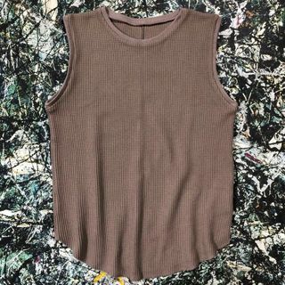 ウィムガゼット(Whim Gazette)の【美品】ウィムガゼット-Whim Gazette-ワッフルプルオーバー(カットソー(半袖/袖なし))