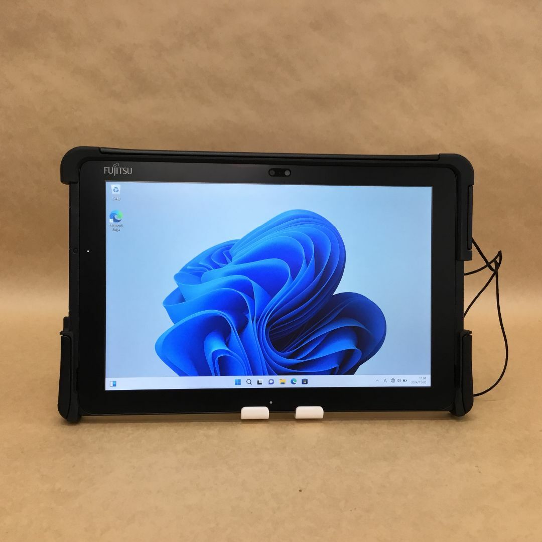 富士通 - 富士通 タブレット Q508/SE ATOM(Z8700)-1.6GHZ 4GB 128GB 10.1インチ WIN11P 無線 BLUETOOTH カメラ スタイラス 保護ケース
