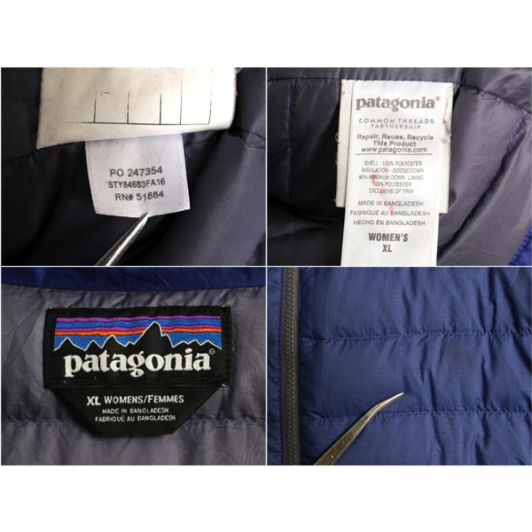 patagonia - パタゴニア ダウン セーター レディース XL 16年製 patagonia - パタゴニア ダウン セーター レディース XL 16年製