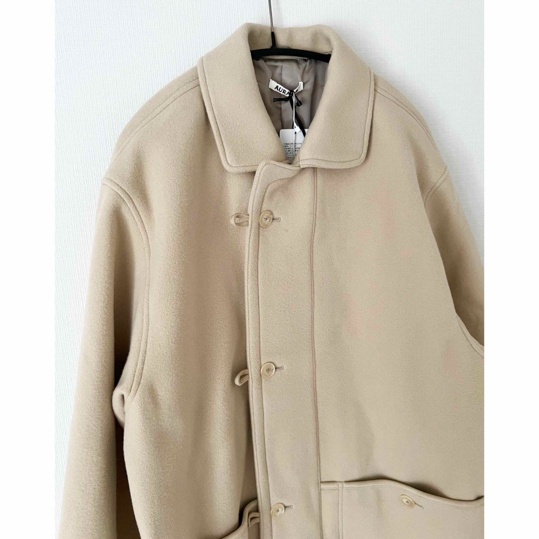 AURALEE - AURALEE DOUBLE CLOTH SUPER FINE メルトン コートの AURALEE - AURALEE DOUBLE CLOTH SUPER FINE メルトン コートの