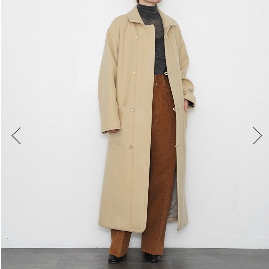 AURALEE - AURALEE DOUBLE CLOTH SUPER FINE メルトン コートの AURALEE - AURALEE DOUBLE CLOTH SUPER FINE メルトン コートの