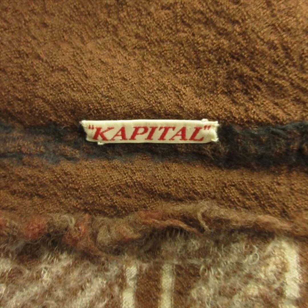 KAPITAL - キャピタル kapital 縮絨 大判 ストール マフラー KAPITAL - キャピタル kapital 縮絨 大判 ストール マフラー