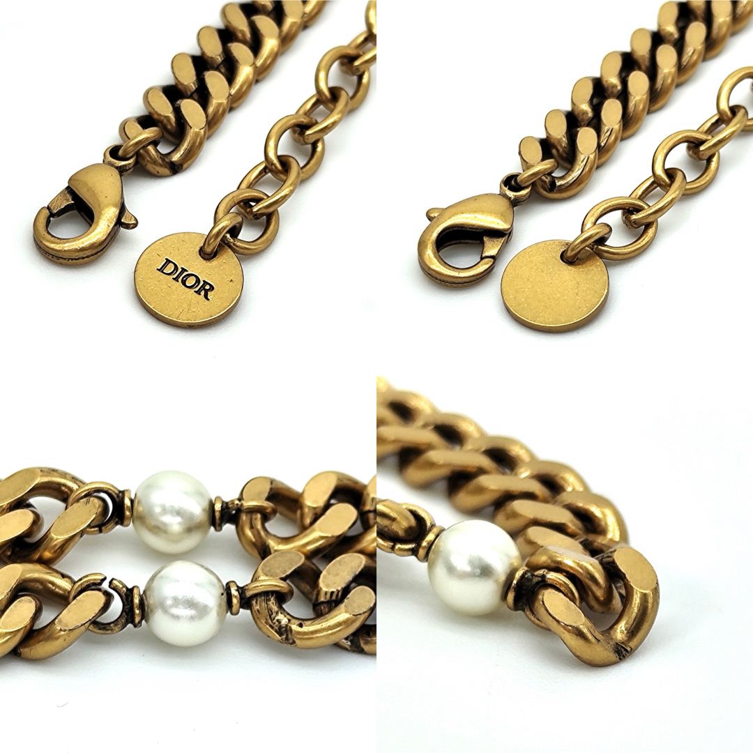 DIOR J´ADIOR チョーカー レジンパール ゴールドトーンメタル DIOR J´ADIOR チョーカー レジンパール ゴールドトーンメタル