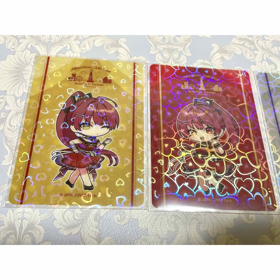 ホロライブ 宝鐘マリン×横浜マリンタワー 非売品 クリアカード ホロライブ 宝鐘マリン×横浜マリンタワー 非売品 クリアカード