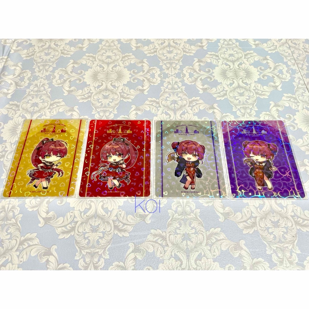 ホロライブ 宝鐘マリン×横浜マリンタワー 非売品 クリアカード ホロライブ 宝鐘マリン×横浜マリンタワー 非売品 クリアカード