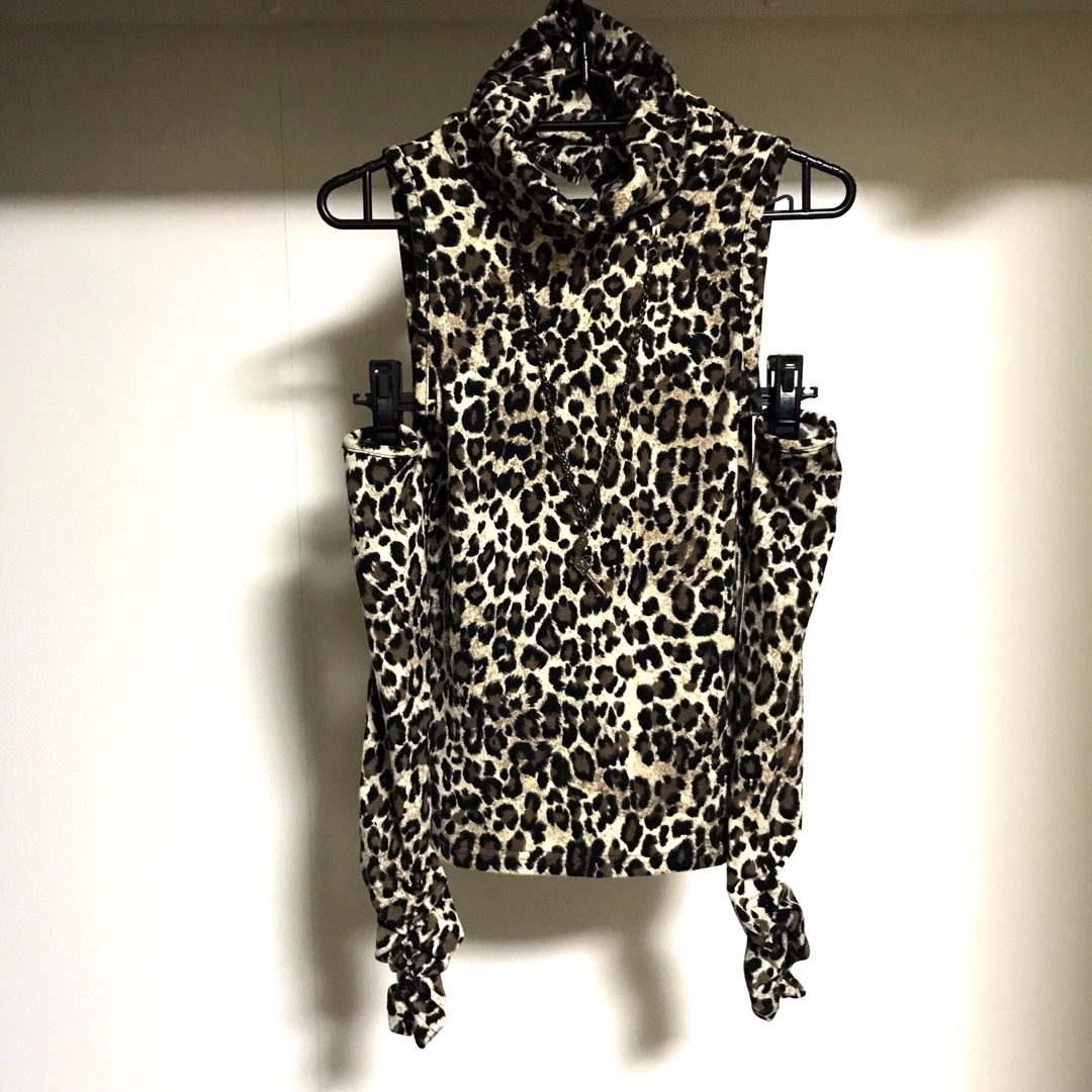 d.i.aヒョウ柄フリルチューブトップス (d.i.a(ベアトップ d.i.aヒョウ柄フリルチューブトップス (d.i.a(ベアトップ