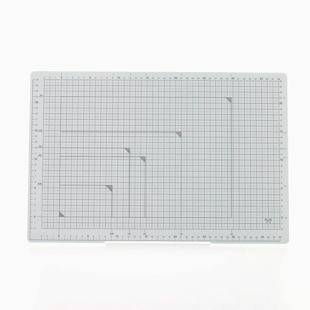 【色:ライトグレー】PLUS(プラス) プラス カッターマット 両面 A3 30 その他のその他(その他)の商品写真