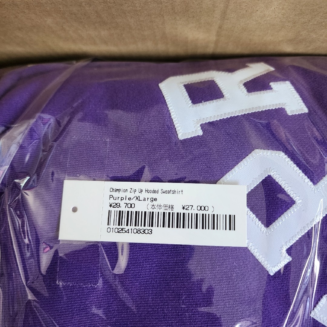 新品 XL】Supreme x Champion Zip Up Hooded 新品 XL】Supreme x Champion Zip Up Hooded