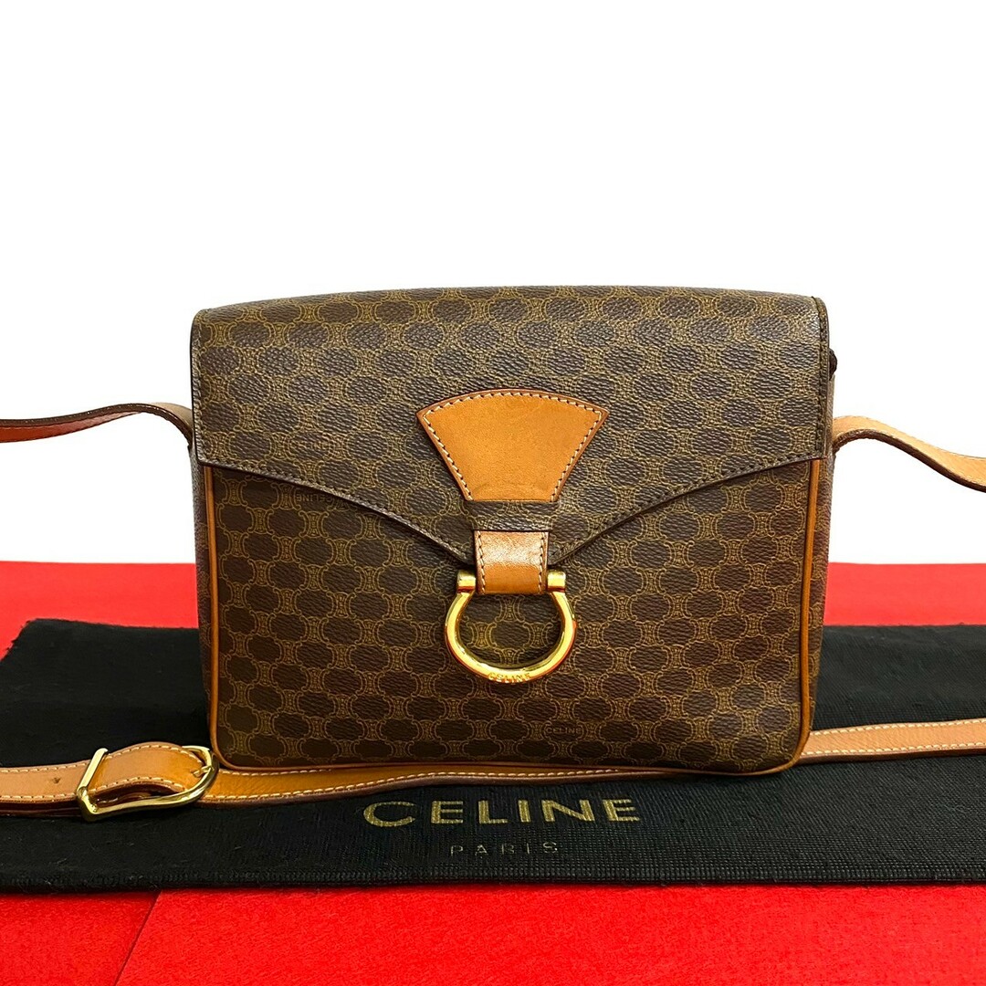 1円□美品□ CELINE セリーヌ マカダム柄 ガンチーニ金具 PVC 1円□美品□ CELINE セリーヌ マカダム柄 ガンチーニ金具 PVC