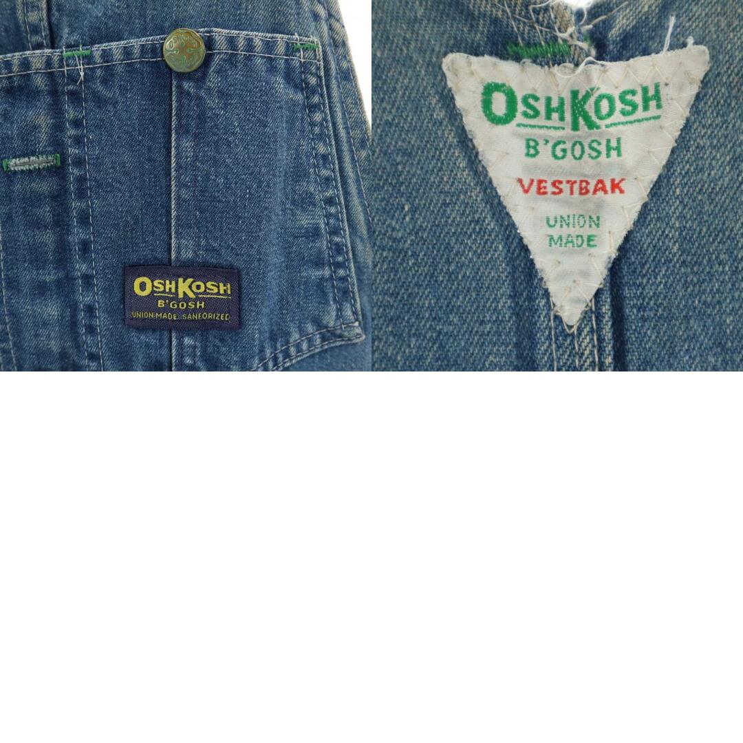 OshKosh - オシュコシュ 50s 60s ヴィンテージ 三角タグ デニム OshKosh - オシュコシュ 50s 60s ヴィンテージ 三角タグ デニム