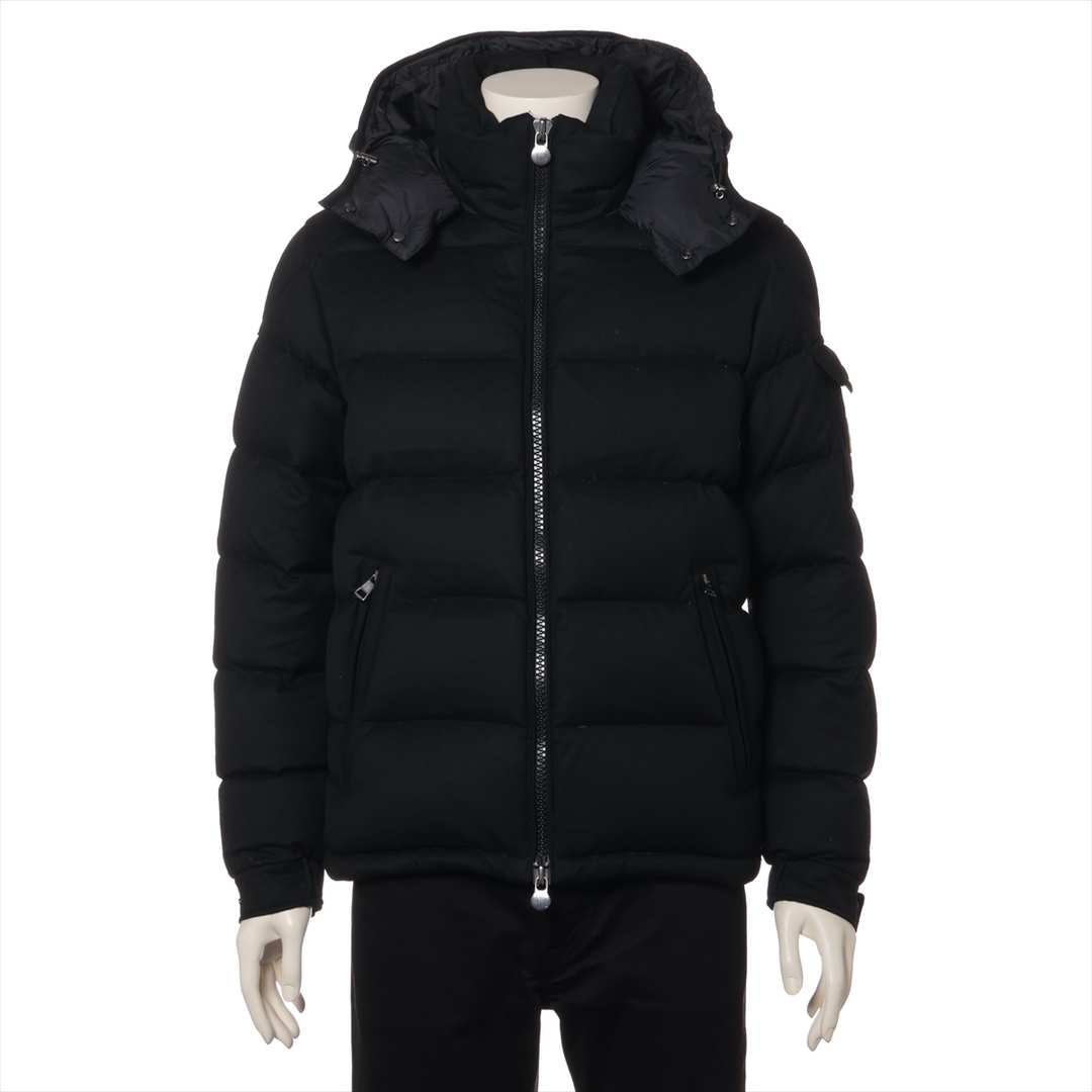 MONCLER - モンクレール MONTGENEVRE ウール×ナイロン 2 ブラック メン