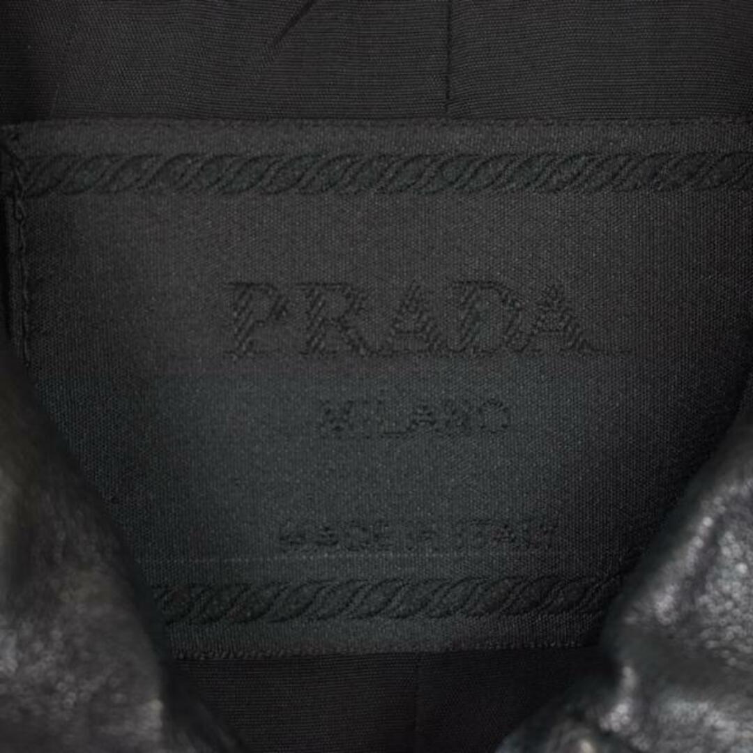 PRADA - プラダ PRADA ナイロンジャケット レザー切替 ベルト PRADA - プラダ PRADA ナイロンジャケット レザー切替 ベルト