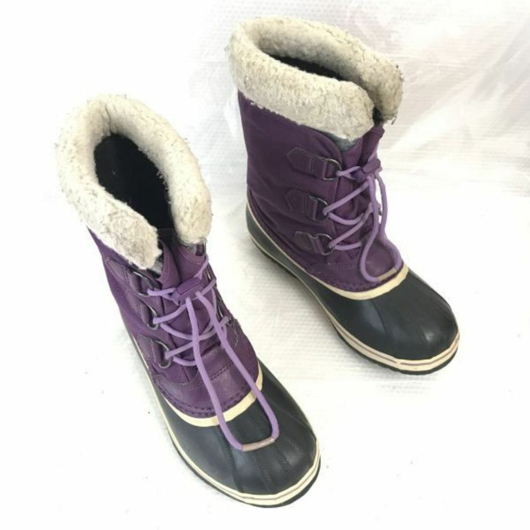 送料無料◆2025新品 カナダ老舗☆ソレル/SOREL☆スノーブーツ【24.0/紫/purple スノーブーツ