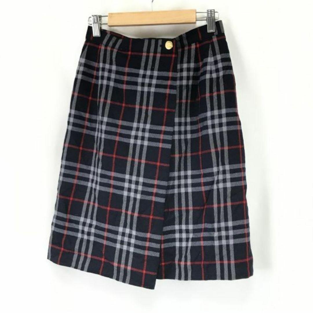 美品 希少 BURBERRY ノバチェック 赤 L レザージャケット