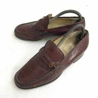 クリスチャンディオール ヴィンテージ かくし 本革ルームシューズ