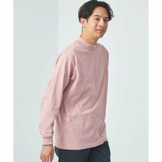ユナイテッドアローズグリーンレーベルリラクシング(UNITED ARROWS green label relaxing)の【LT.PINK】スパニッシュピマ ミックス モックネック カットソー(その他)