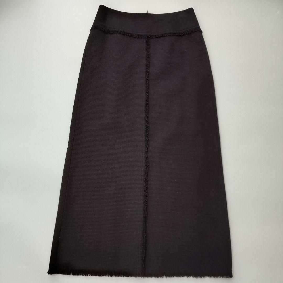 ebure - 美品 エブール ツイード ノーカラージャケット ロング ebure - 美品 エブール ツイード ノーカラージャケット ロング