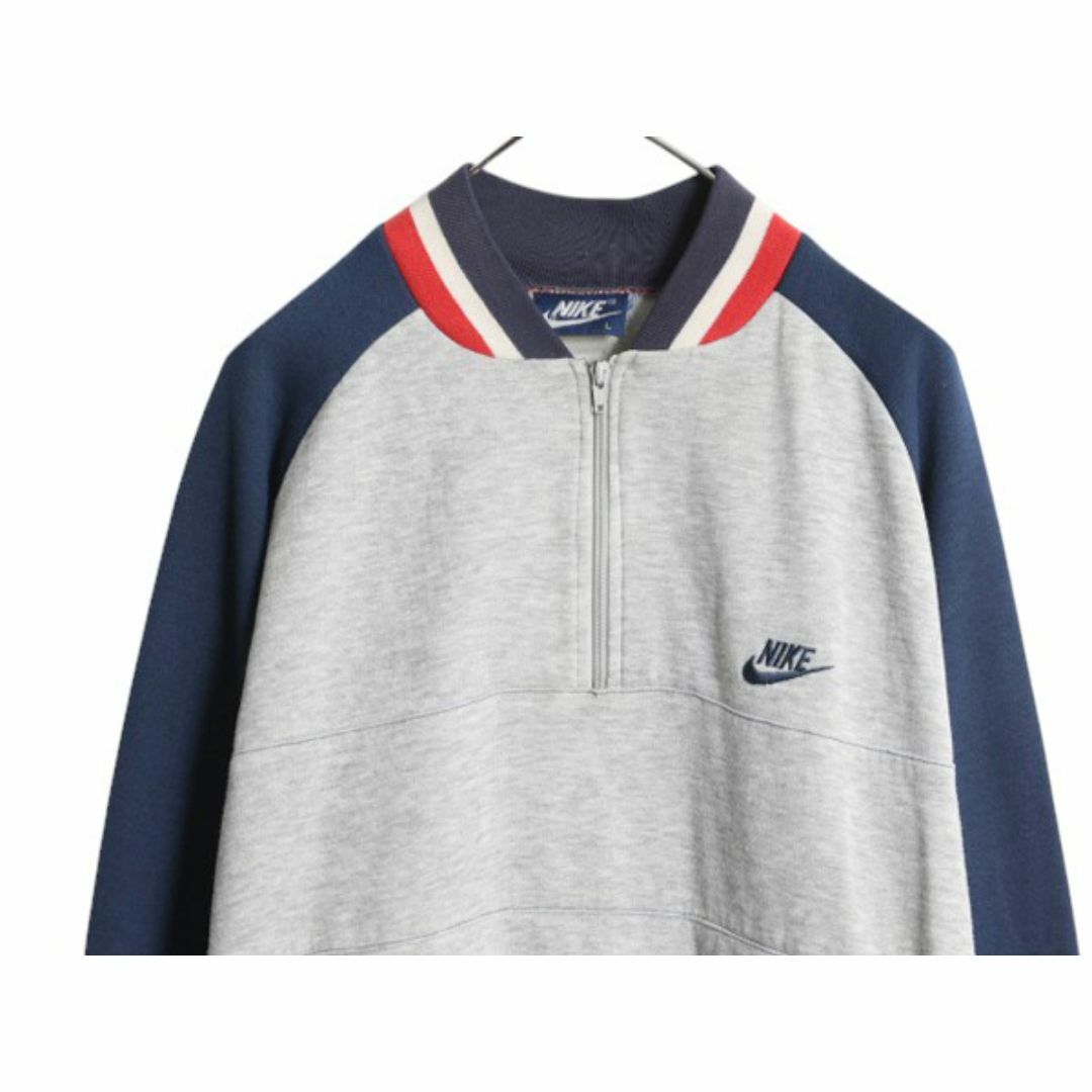 NIKE - 80s ナイキ ハーフジップ スウェット メンズ L / 80年代 NIKE - 80s ナイキ ハーフジップ スウェット メンズ L / 80年代