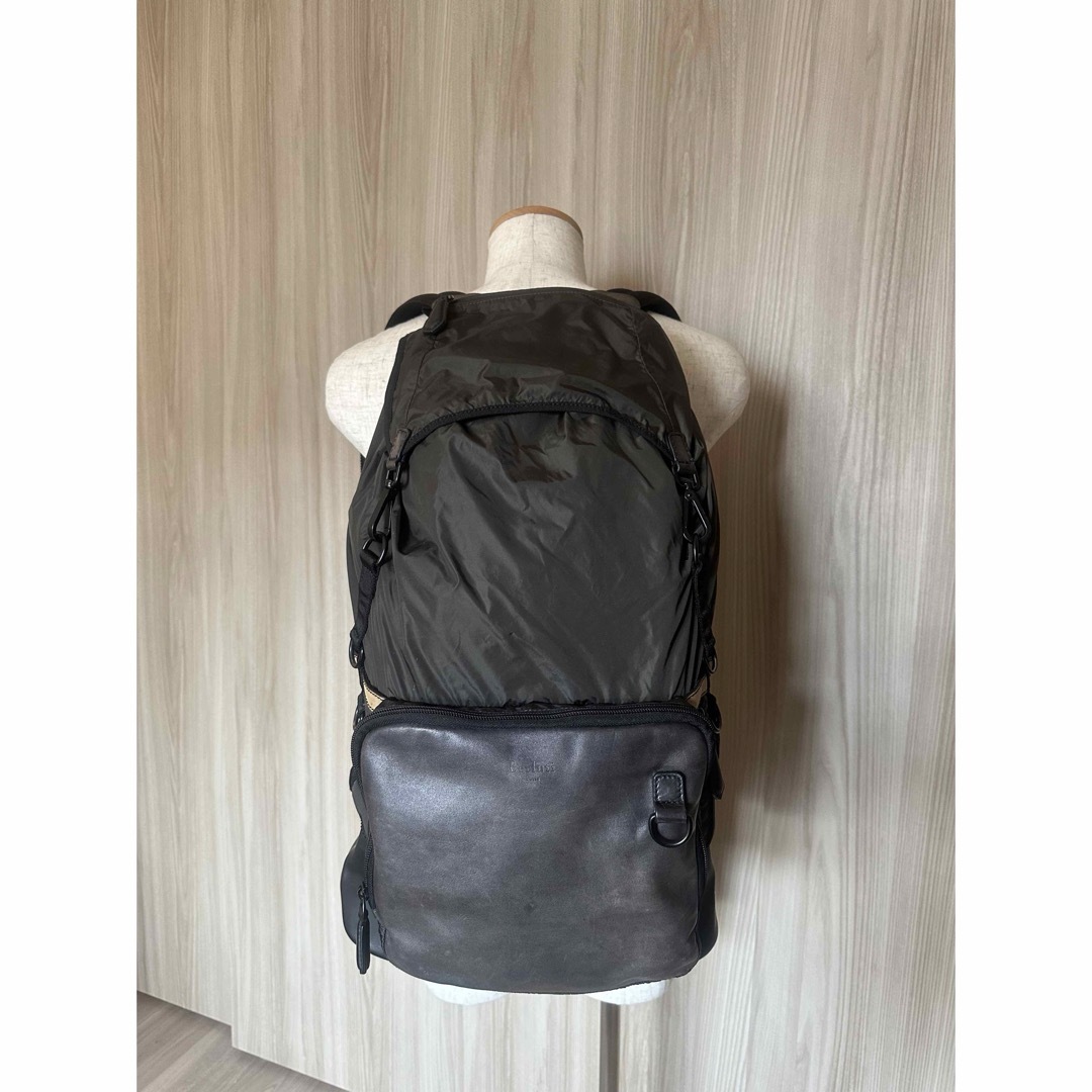 BERLUTI - 特注63万 ベルルッティ ハイクオンGM レザー ナイロン BERLUTI - 特注63万 ベルルッティ ハイクオンGM レザー ナイロン