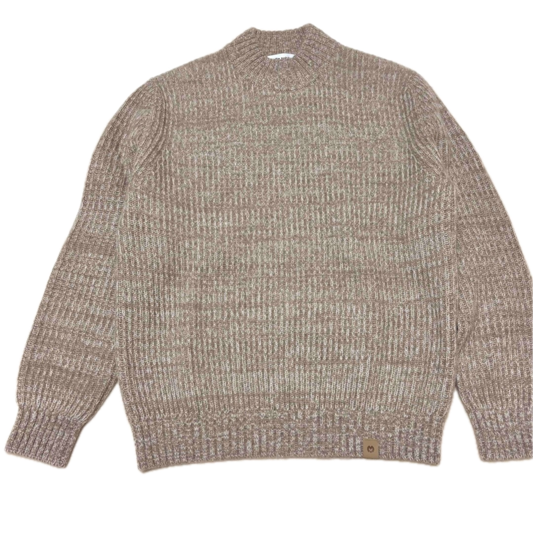 極美品】ミラショーン ローゲージ カシミヤ100%ニット 合皮タグ 極美品】ミラショーン ローゲージ カシミヤ100%ニット 合皮タグ