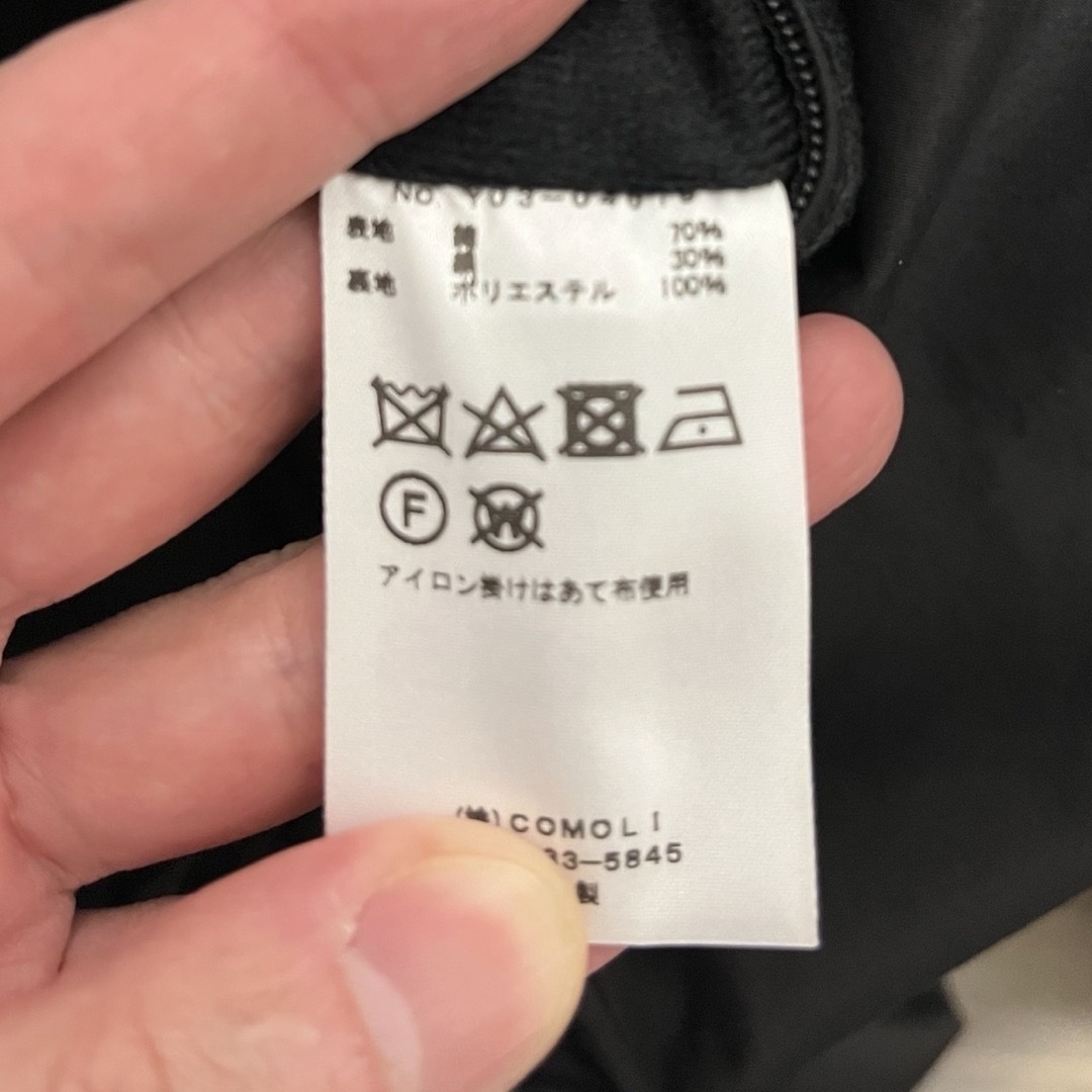 COMOLI - 【美品】COMOLI コットンシルク フーデッドコート23AW COMOLI - 【美品】COMOLI コットンシルク フーデッドコート23AW