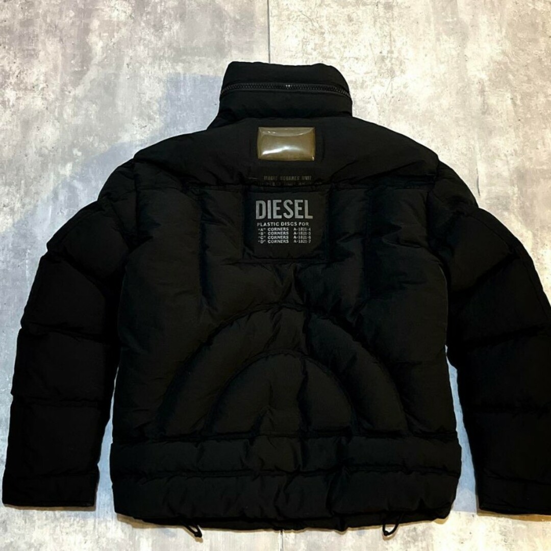 diesel キルティング パネル ダウン 短丈grunge punk y2k diesel キルティング パネル ダウン 短丈grunge punk y2k