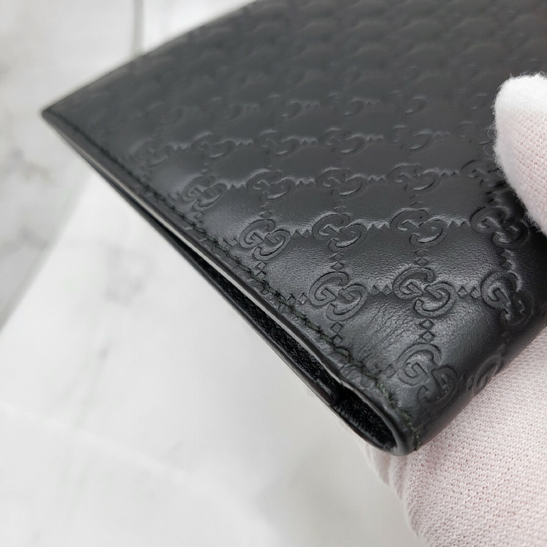 未使用に近い】 GUCCI グッチ カードケース パスケース マイクロ GG 未使用に近い】 GUCCI グッチ カードケース パスケース マイクロ GG