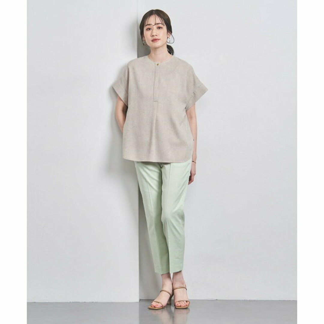 UNITED ARROWS - 【NATURAL】【FREE】ノーカラー スキッパー UNITED ARROWS - 【NATURAL】【FREE】ノーカラー スキッパー