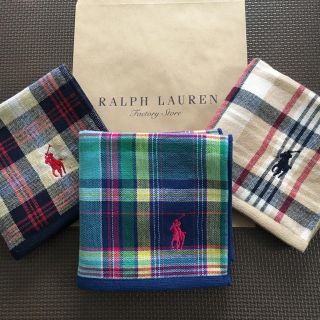 ラルフローレン(Ralph Lauren)の春からの新生活にまとめ買い♩ラルフローレン ガーゼタオルハンカチ(ハンカチ/ポケットチーフ)