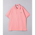 【PINK】【4】【別注】<LACOSTE> ピケ スキッパー