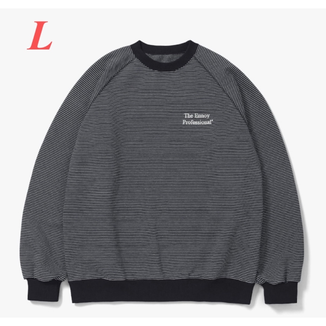 Ennoy BORDER CREW NECK SWEAT Ennoy BORDER CREW NECK SWEAT