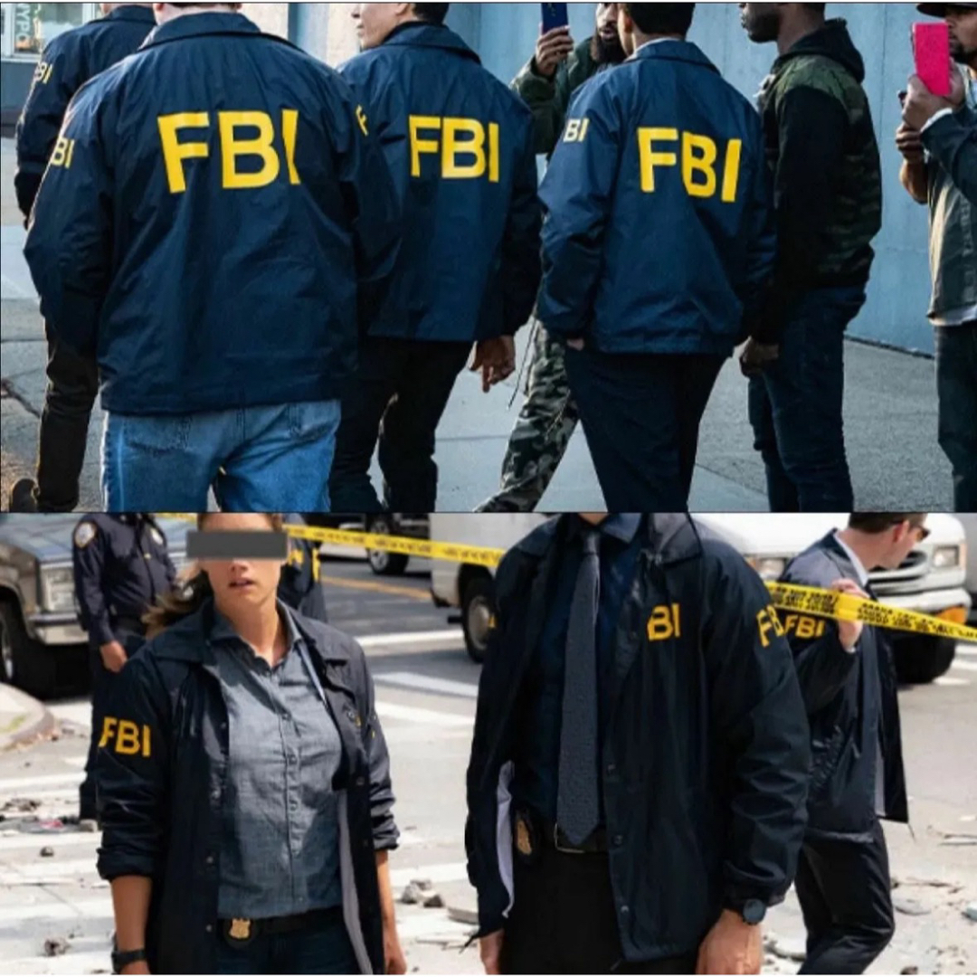 送料無料 FBI XLサイズ コーチジャケット サバゲー コスプレの 送料無料 FBI XLサイズ コーチジャケット サバゲー コスプレの