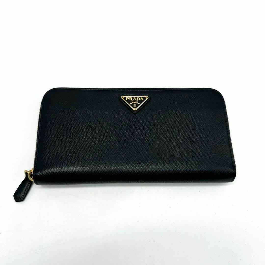 近年モデル・極美品】プラダ 長財布 三角 サフィアーノレザー 近年モデル・極美品】プラダ 長財布 三角 サフィアーノレザー