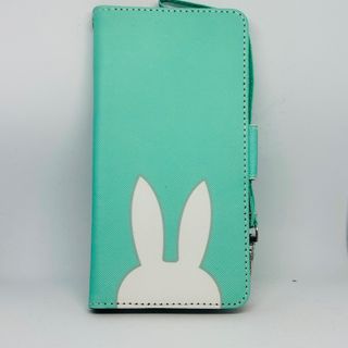 新品　GALAXYケース　S22 SCG13/SC-51C兼用　手帳型　ウサギ(Androidケース)