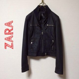 ザラ(ZARA)のZARAレザーブルゾン(ブルゾン)