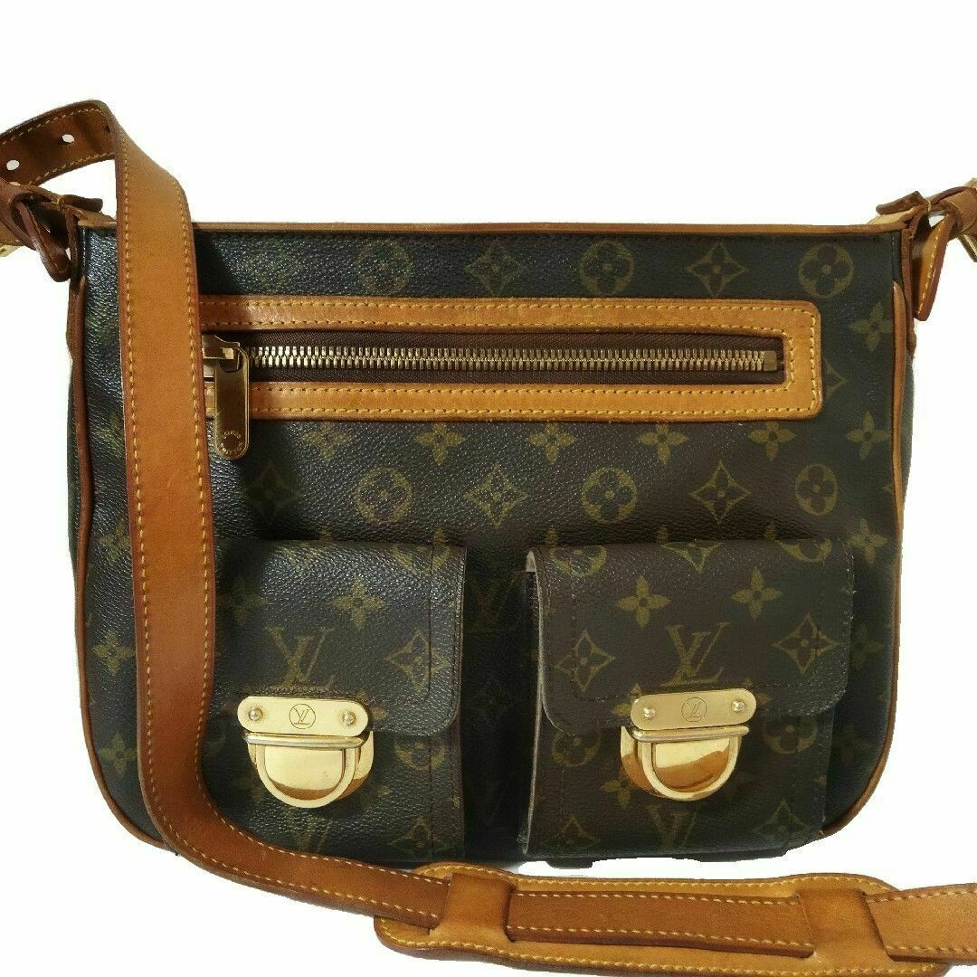LOUIS VUITTON - 【美品】ルイヴィトン　ハドソンGM　モノグラム　ショルダーバッグ
