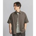 【DK.BROWN】【L】パナマ スクエア フォルム レギュラー シャツ